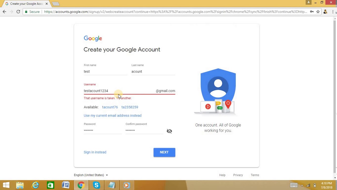 Gmail Registration Without Phone Number